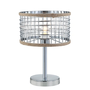 Nordic post-modern chrome metal table lamp E27