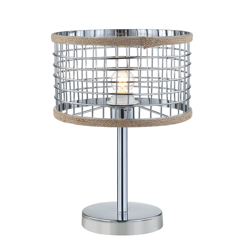 Nordic post-modern chrome metal table lamp E27