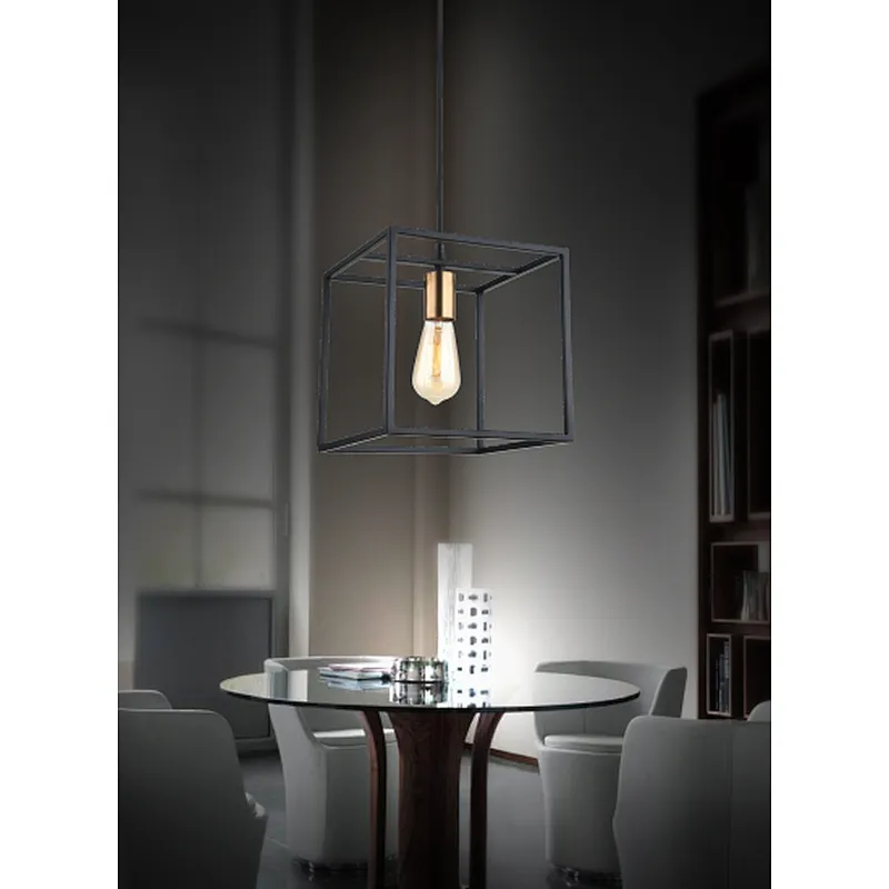 American modern metal painting dining kitchen pendant light