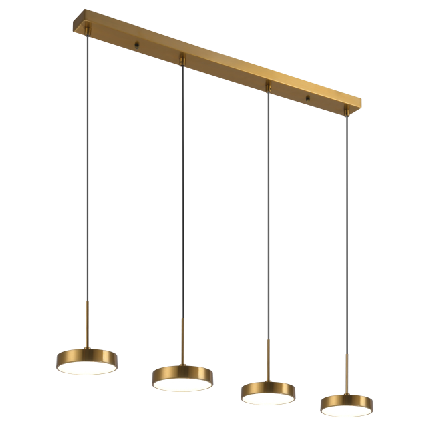 Modern light luxury LED pendant light in Dubai style