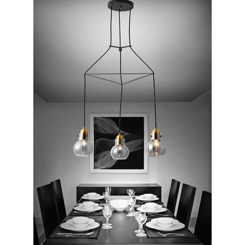 Nordic style new design modern simple glass pendant light