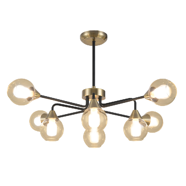 Nordic new modern luxury glass chandelier ceiling lamp