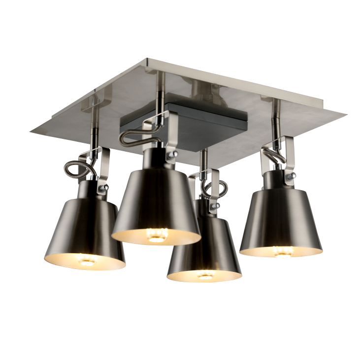 New American industrial style modern metal ceiling lamp