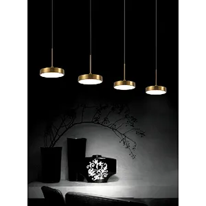 Modern light luxury LED pendant light in Dubai style
