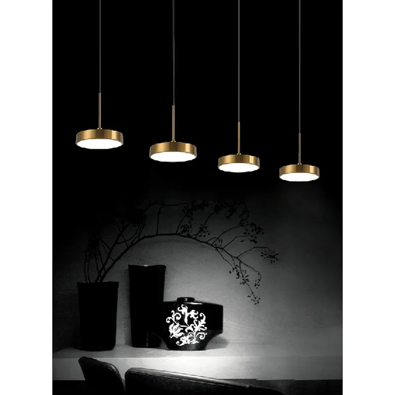 Modern light luxury LED pendant light in Dubai style