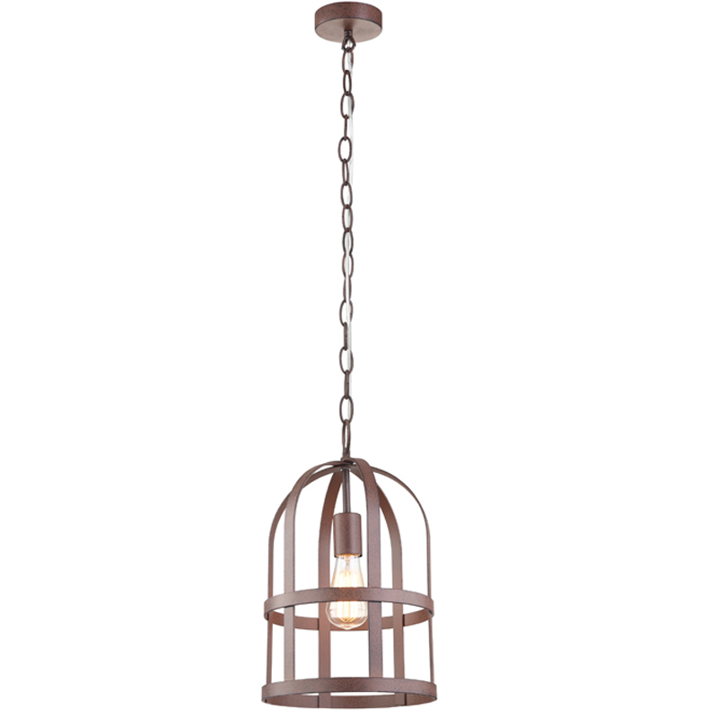 European style vintage metal cage painting pendant light