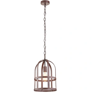 European style vintage metal cage painting pendant light