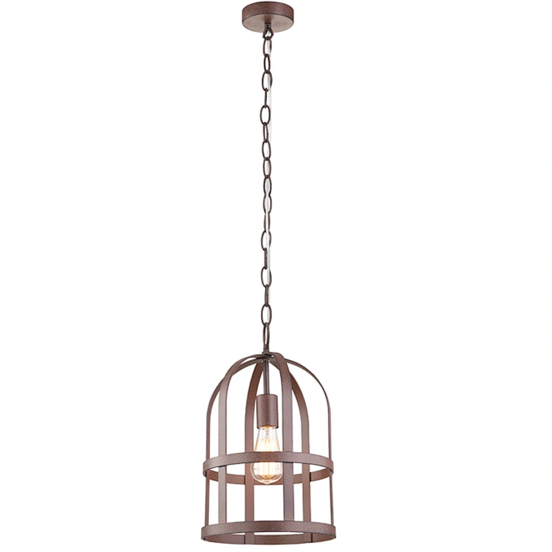 European style vintage metal cage painting pendant light
