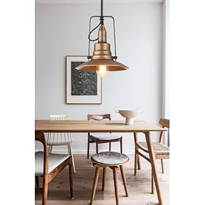 American retro industrial style metal pendant light