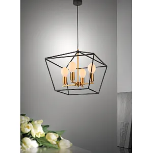 Chinese modern industrial style metal dining pendant light