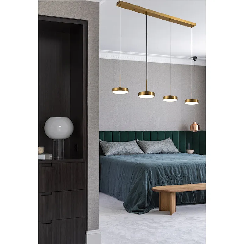 Modern light luxury LED pendant light in Dubai style
