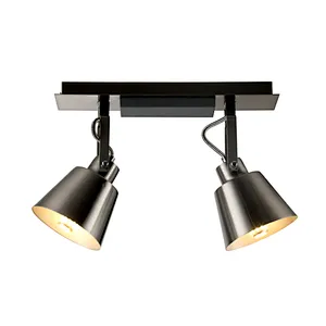 Modern American industrial style iron 3 lights ceiling light