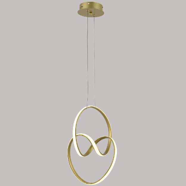 2022 new European modern luxury sand gold 36W LED pendant light