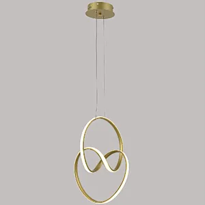 2022 new European modern luxury sand gold 36W LED pendant light