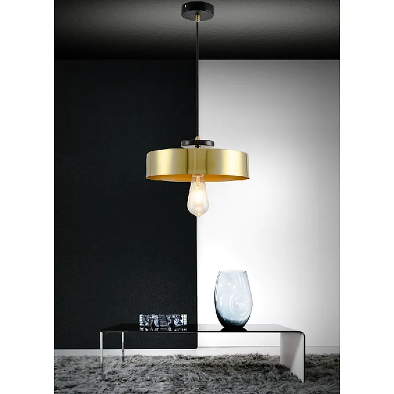 American style modern painting black pendant light for dining kitchen