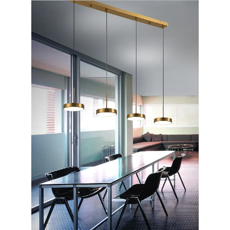 Modern light luxury LED pendant light in Dubai style