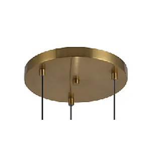Post modern luxury copper led 18W ceiling pendant light