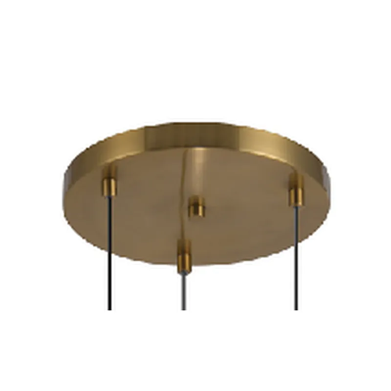 Post modern luxury copper led 18W ceiling pendant light