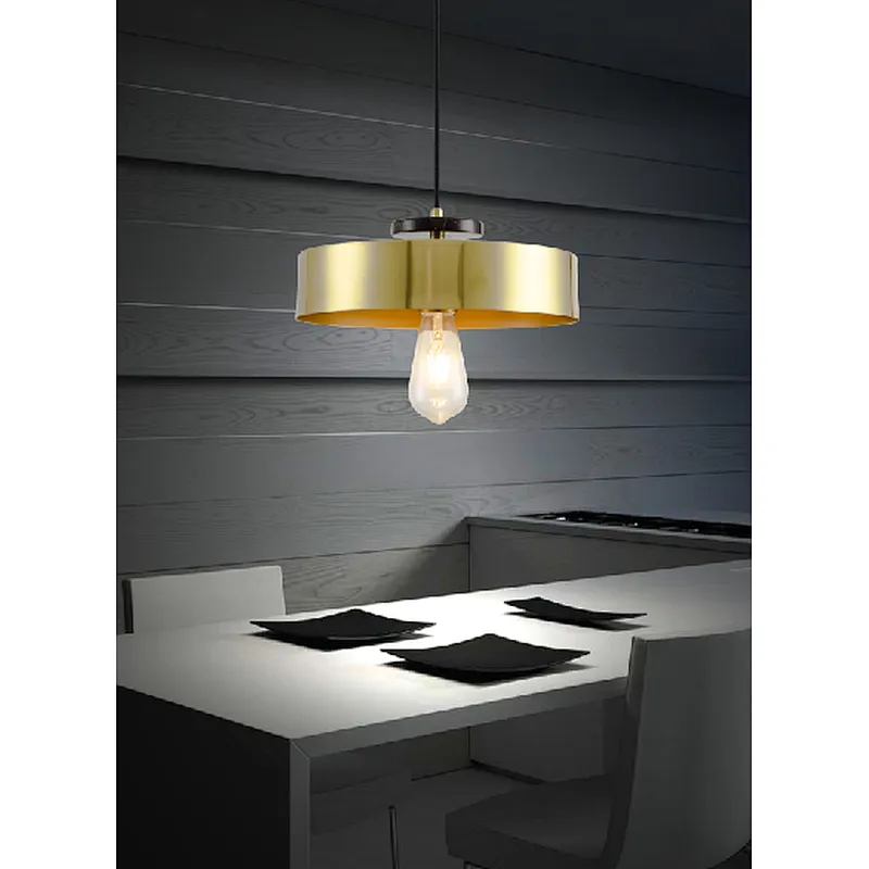 American style modern sand-gold dining kitchen pendant light in China