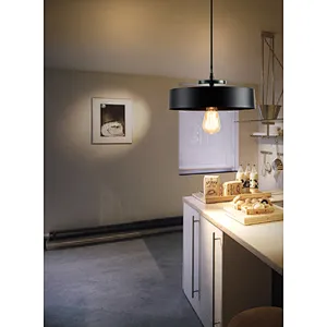 American style modern painting black pendant light for dining kitchen