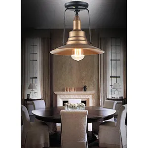 American retro industrial style metal ceiling lamp