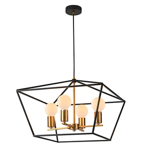 Chinese modern industrial style metal dining pendant light