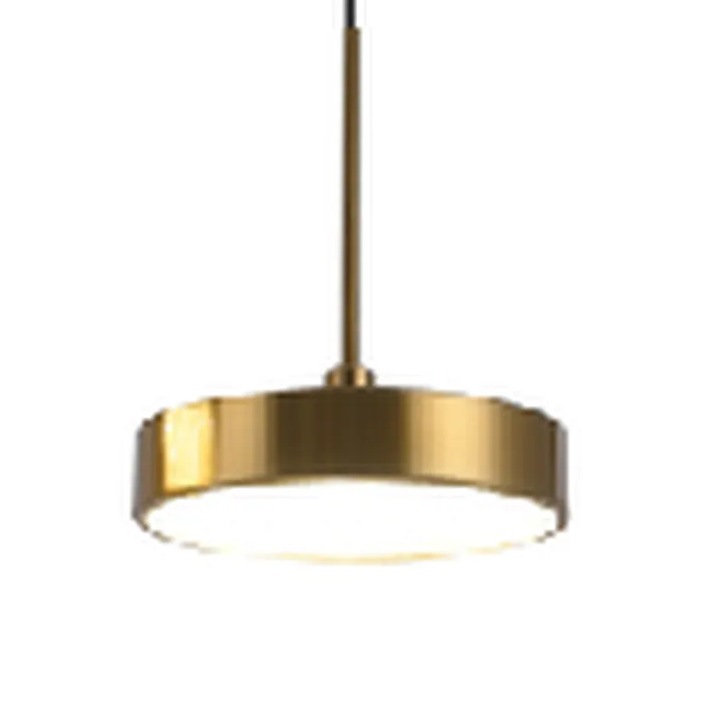 Post modern luxury copper led 18W ceiling pendant light