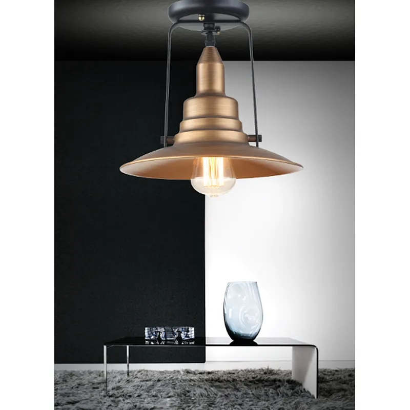 American retro industrial style metal pendant light
