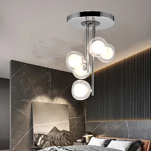 High quality European post-modern ceiling lamp G9*5 with glass for house decoration