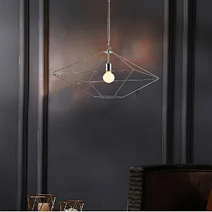 2023 Chinese modern metal geometric pendant lamp for dining