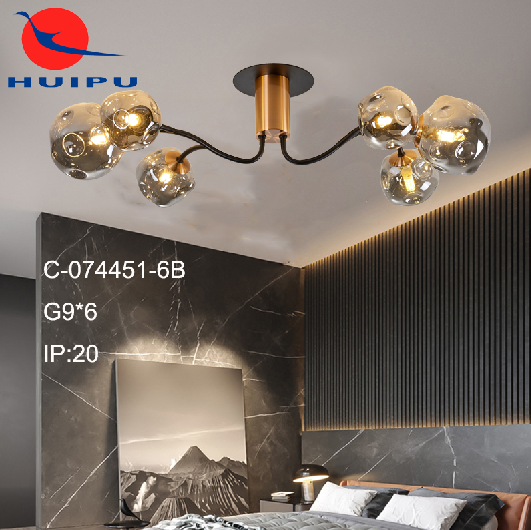 2023 glass modern ceiling lamp indoor lighting