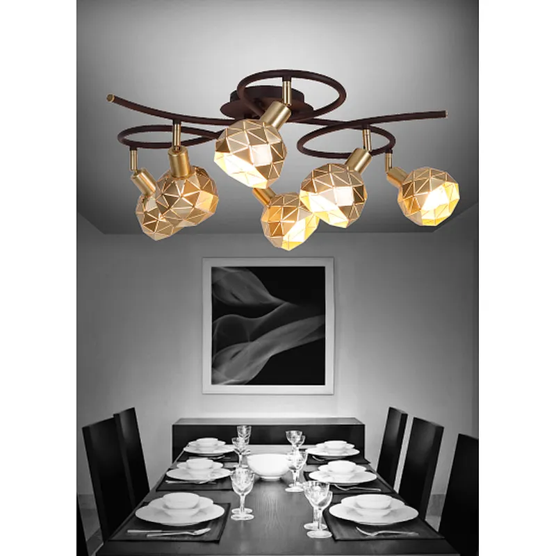 American industrial style modern metal ceiling light