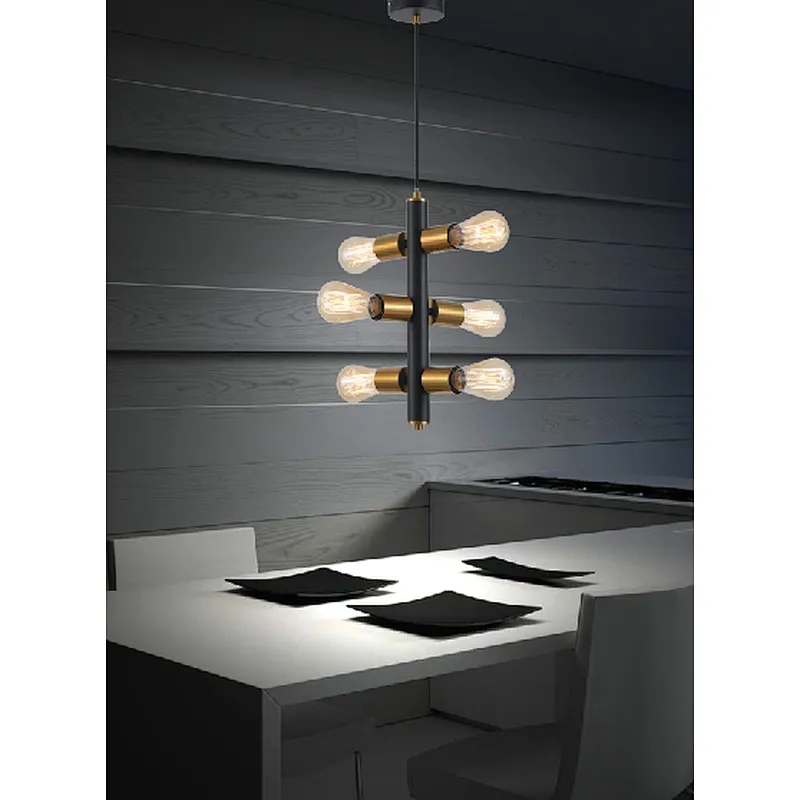 American style retro industrial Edison light bulb dining pendant light