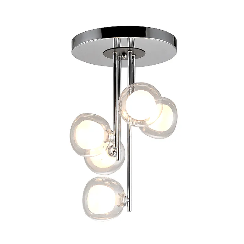 High quality European post-modern ceiling lamp G9*5 with glass for house decoration