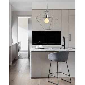 contemporary style iron frame pendant light