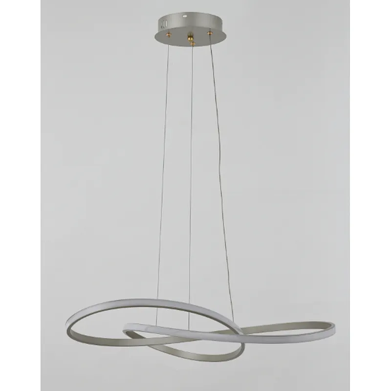 Nordic new modern creative 50W pearl beige led pendant light