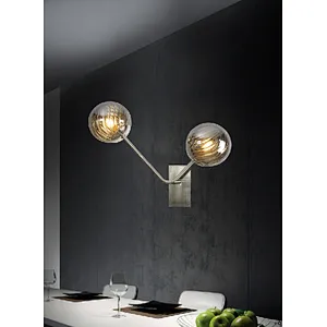2023 Chinese modern wall lamp design indoor uesd sand silver wall light