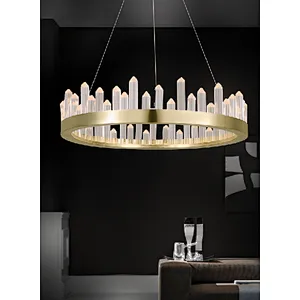 Nordic modern luxury LED crystal chandelier pendant light