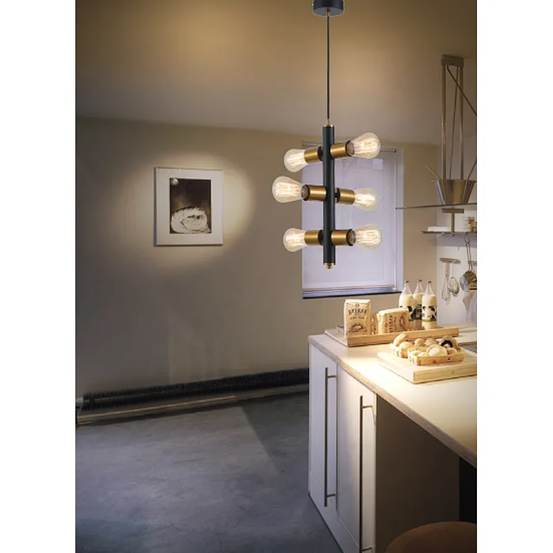 American style retro industrial Edison light bulb dining pendant light
