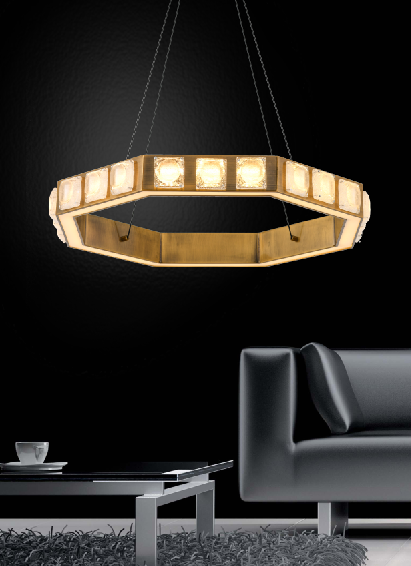 modern led crystal chandelier pendant lamp