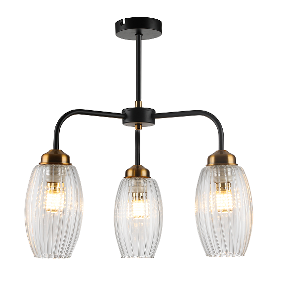 Nordic modern contracted clear glass ceiling light house