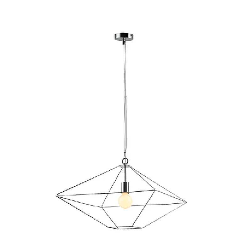 2023 Chinese modern metal geometric pendant lamp for dining