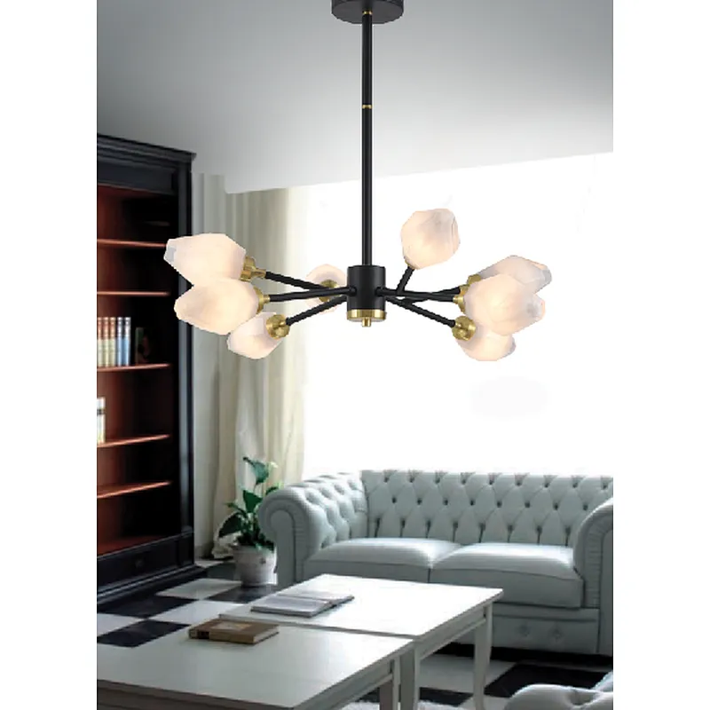 Nordic modern luxury beautiful glass ceiling light