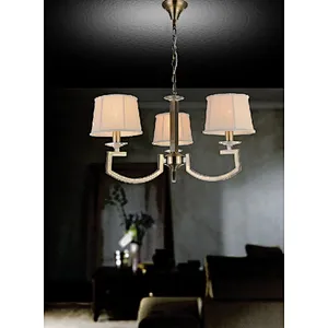 European traditional classic antique brass plating chandelier