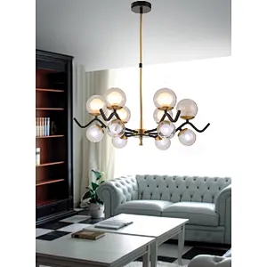 Nordic modern luxury 12 lights chandelier interior lamp