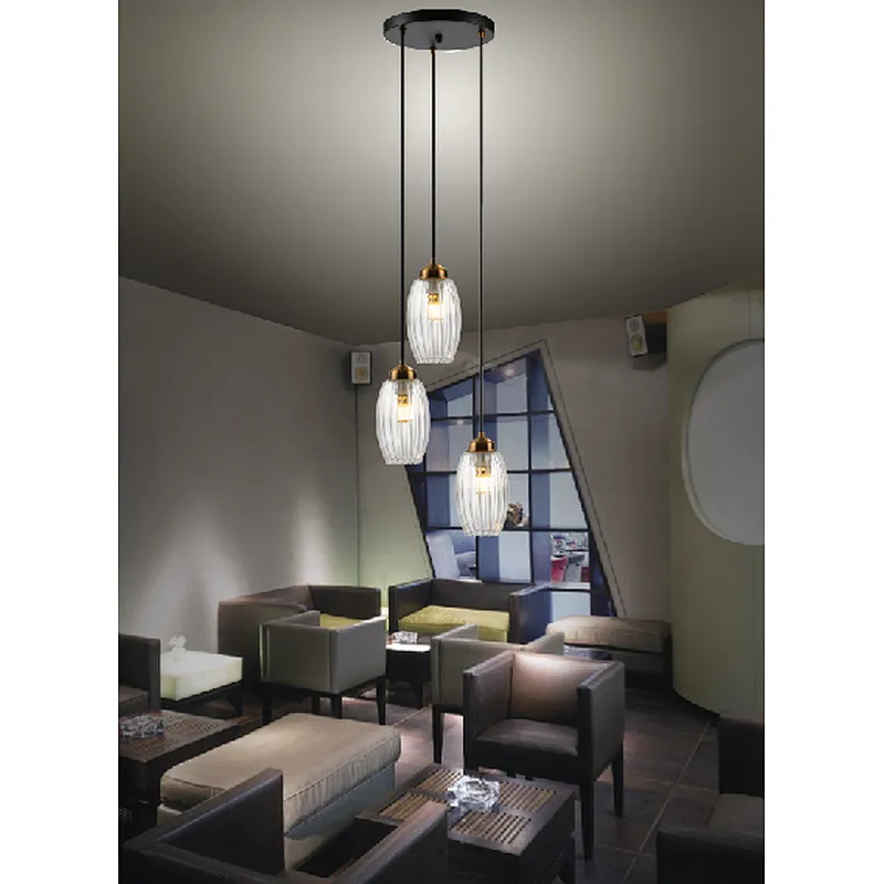 Nordic modern beautiful clear glass ceiling pendant light