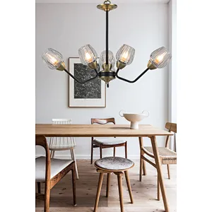 New design European modern pinecone glass chandelier lamp