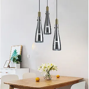 2022  China wholesale Nordic style pendant light modern fashion house decoration E14 glass pendant lamp