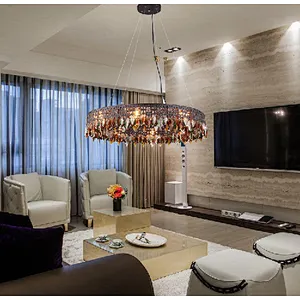 Nordic style modern beautiful crystal chandelier indoor decoration