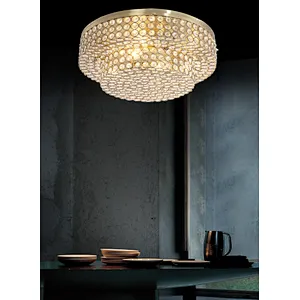 European style restore ancient ways crystal ceiling lamp